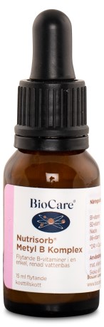 Miniatyrbild BioCare Nutrisorb Metyl B Komplex, 15 ml