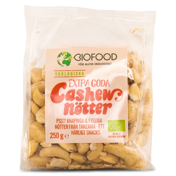 Biofood Cashewnötter EKO 250 g