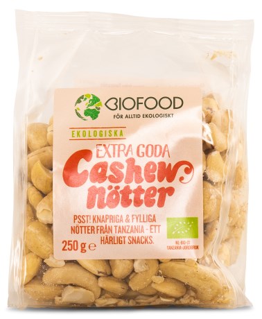 Miniatyrbild Biofood Cashewntter EKO, 250 g