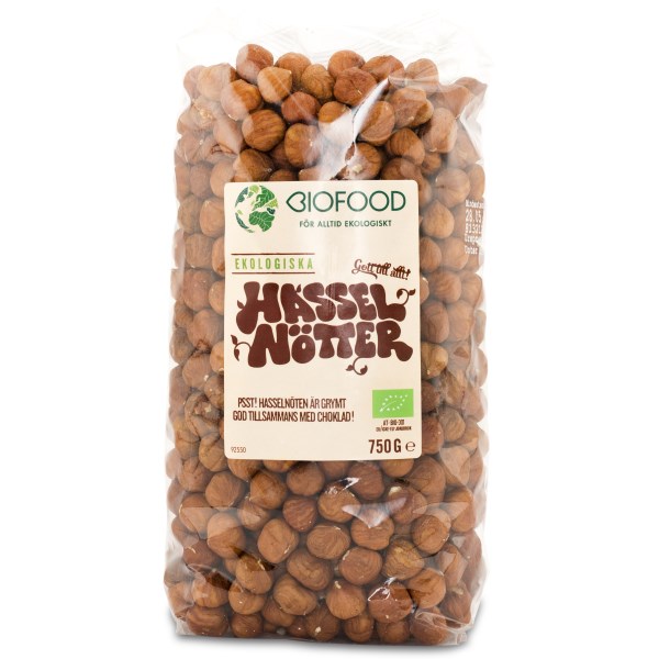 Biofood Hasselnötter EKO 750 g