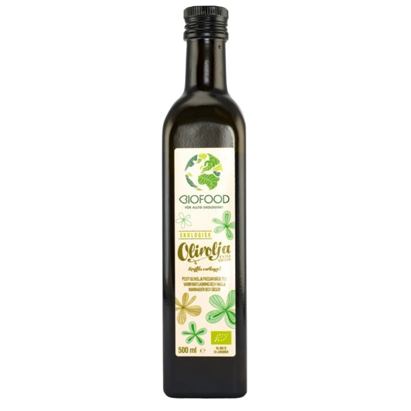 Biofood Olivolja Extra Virgin EKO, 500 ml