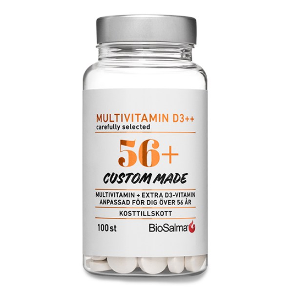 BioSalma Multivitamin 56+ D3++, 100 tabl | Vitamin & Mineraltillskott - Vitaminer - Multivitamin | Gymkraft
