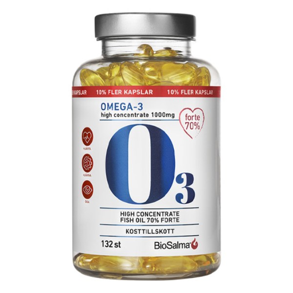 BioSalma Omega-3 Forte 70% 1000mg , 132 kaps