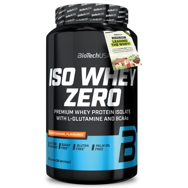 BioTechUSA BioTechUSA Iso Whey Zero, Salted Caramel, 908 g