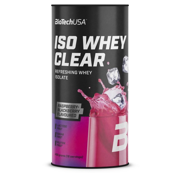 BioTechUSA Iso Whey Zero Clear, Raspberry-Blackberry, 400 g