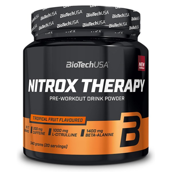 BioTechUSA Nitrox Therapy, Tropical Fruit, 340 g