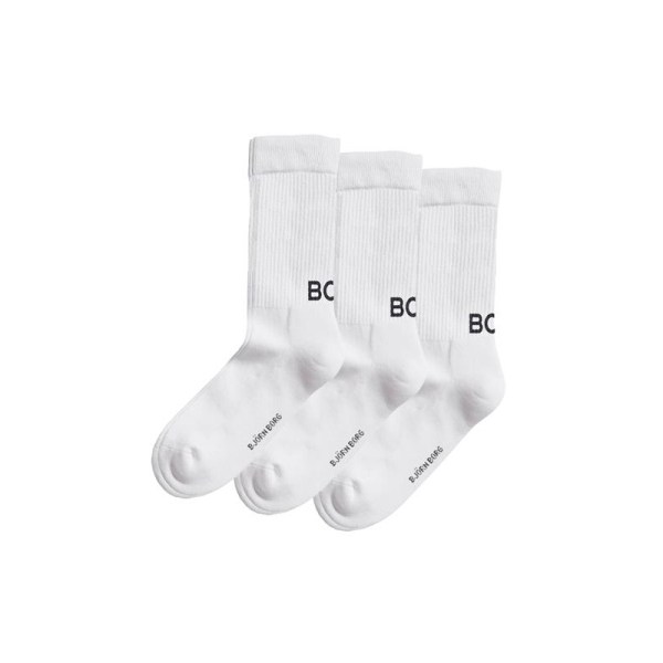 Björn Borg Core Crew Polyamide Socks 3p, 41-45, Multipack 3 | Träningskläder - Accessoarer | Gymkraft