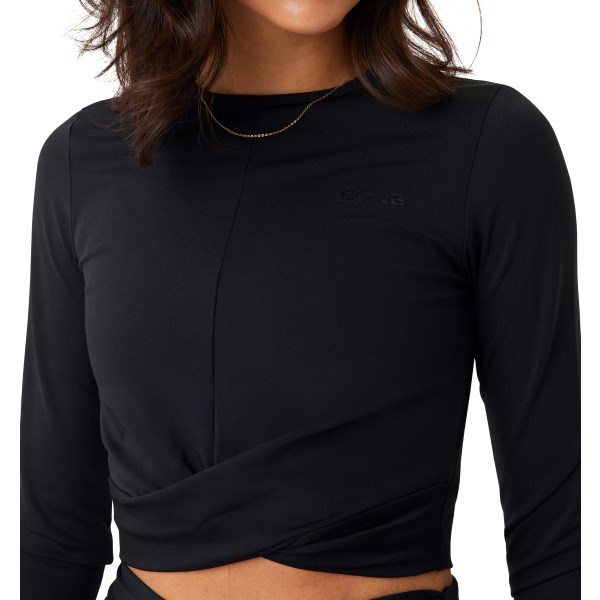 Björn Borg Cross Long Sleeve, , Black