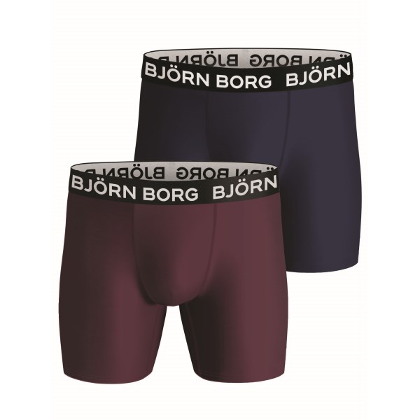 Björn Borg Performance Boxer 2-pack Navy/red