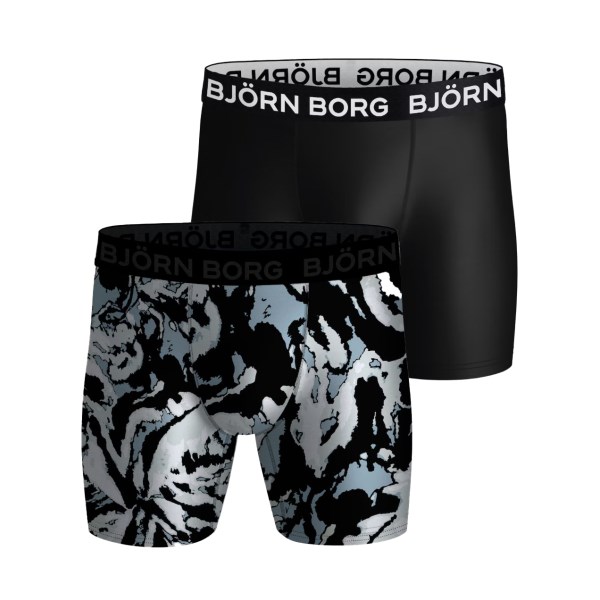 Björn Borg Performance Boxer 2-pack, , Black/Multi