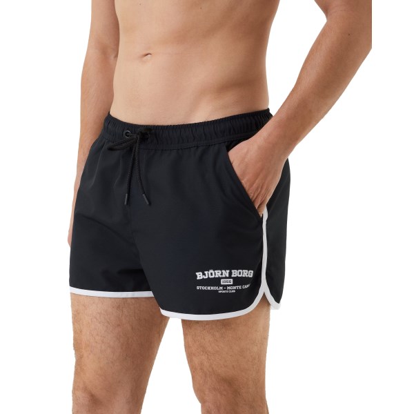 Björn Borg Retro Swim Shorts, S, Black