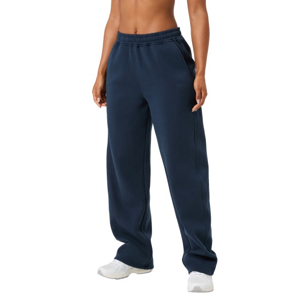 Björn Borg Studio Oversized Straight Pants, L, Outerspace | Träningskläder - Träningsbyxor | Gymkraft