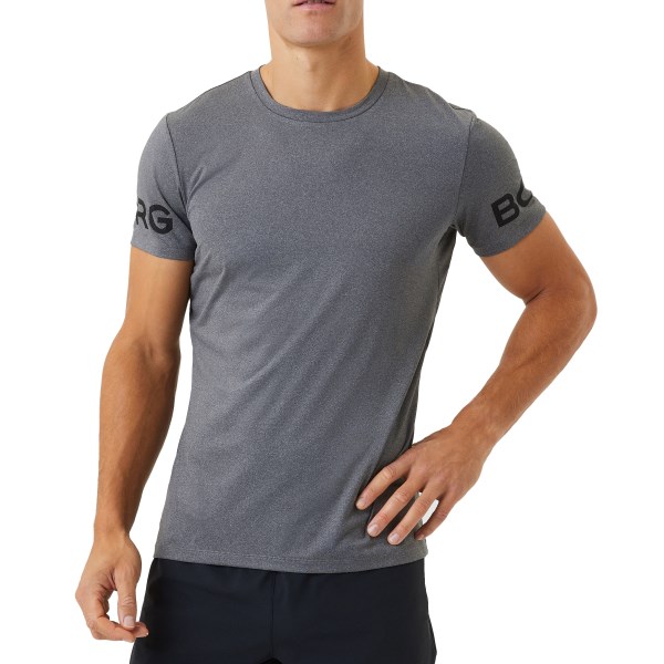 Björn Borg T-Shirt, , Dark Grey Melange