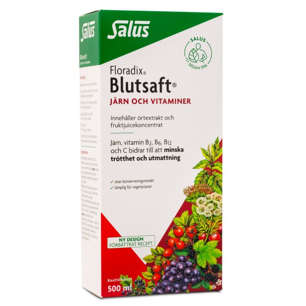 Blutsaft, 500ml | Vitamin & Mineraltillskott - Mineraler - Järntillskott | Gymkraft