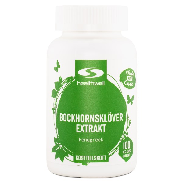 Healthwell Bockhornsklöver 100 kaps