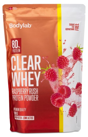 Miniatyrbild Bodylab Clear Whey, Raspberry Rush, 500 g
