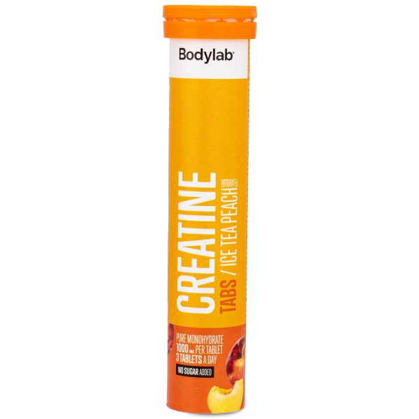 Bodylab Creatine Tabs, Ice Tea Peach, 18 brustabl