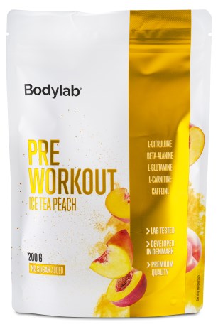 Miniatyrbild Bodylab PWO, 200 g, Ice Tea Peach