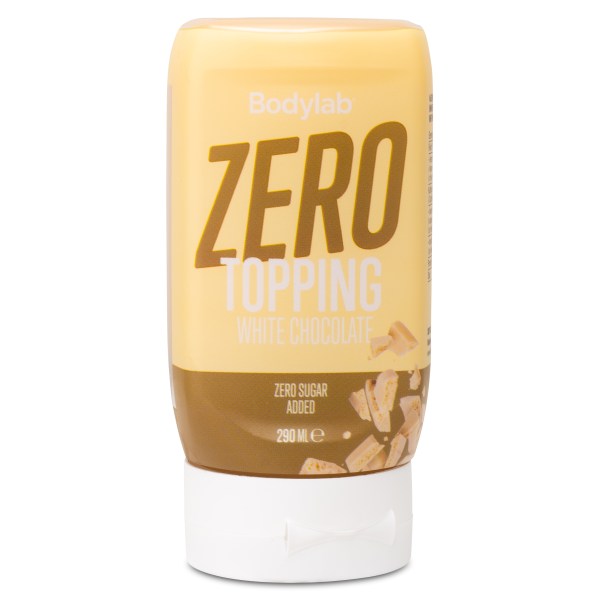 Bodylab Zero Topping, 290 ml, White Chocolate | Diet - Lågkalorimat - Topping, Sylt & Marmelad | Gymkraft