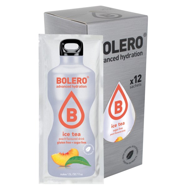 Bolero Classic, Ice Tea Peach, 12-pack
