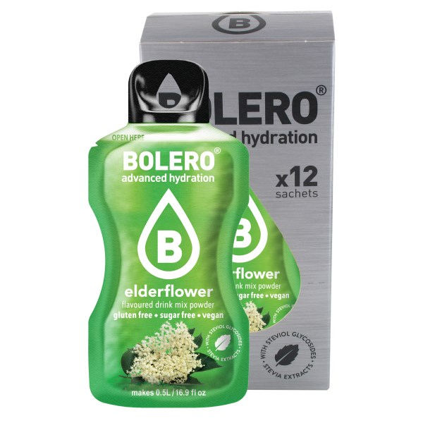 Bolero Sticks, Elderflower, 12-pack