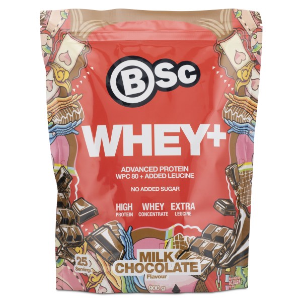 BSC Whey, Milk Chocolate, 900 g | Träningstillskott - Proteinpulver - Vassleprotein | Gymkraft