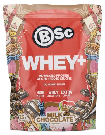 Miniatyrbild BSc Whey, Milk Chocolate, 900 g