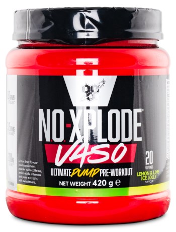 Miniatyrbild BSN N.O-Xplode Vaso PWO, Lemon Lime, 420 g