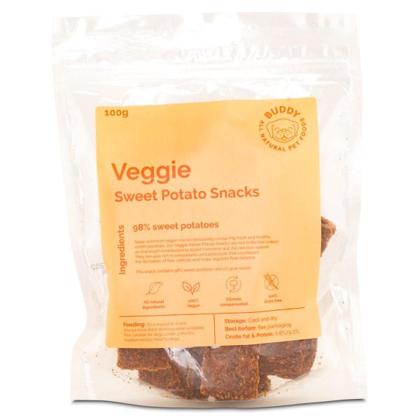 Buddy Veggie Sweet Potato Snacks, 100 g
