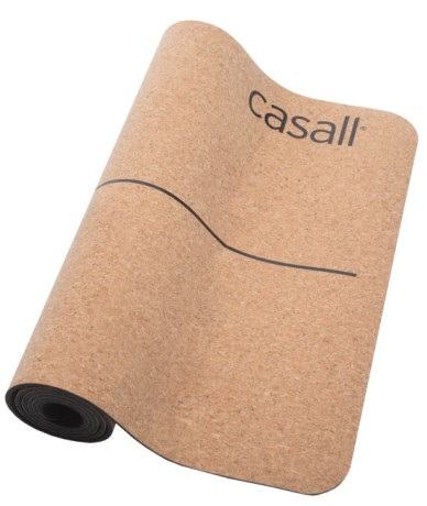 Miniatyrbild Casall Yoga Mat Natural Cork 5mm, 1 st, Natural Cork/Black