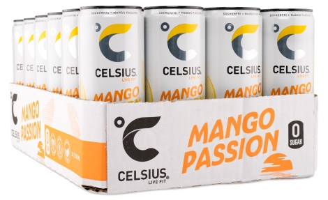 Miniatyrbild Celsius, Mango Passion, 24-pack