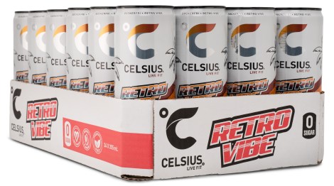 Miniatyrbild Celsius, Retro Vibe, 24-pack