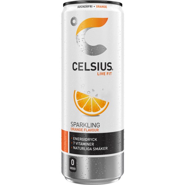 Celsius, Sparkling Orange, 1 st