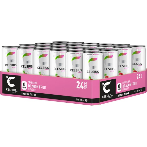 Celsius, Dragon Fruit, 24-pack