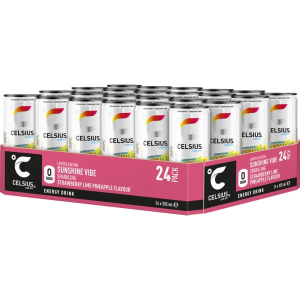 Celsius, Sunshine Vibe, 24-pack