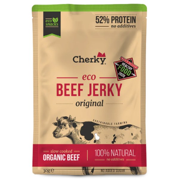 Cherky Foods Beef Jerky Eco, Original, 30 g