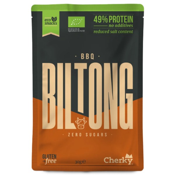 Cherky Foods Biltong Cuts Eco, BBQ, 30 g
