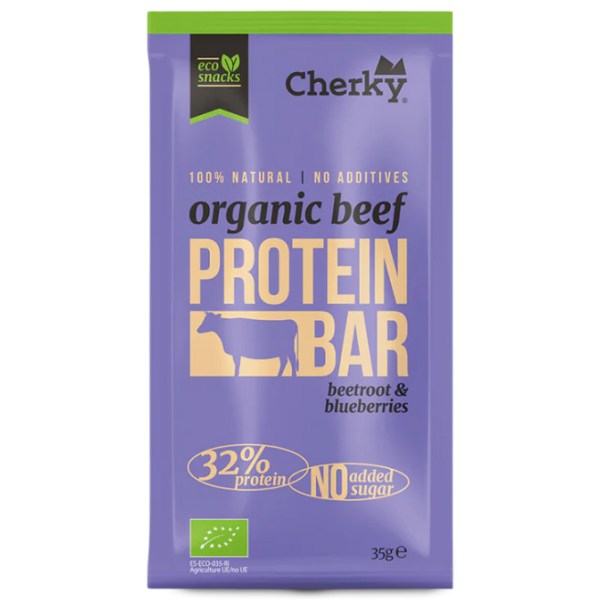 Cherky Foods Meat Bar Beef Eco, Beetroot & Blueberry, 35 g