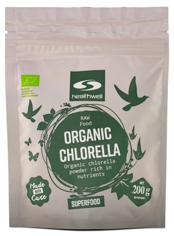 Miniatyrbild Healthwell Chlorella EKO, 200 g