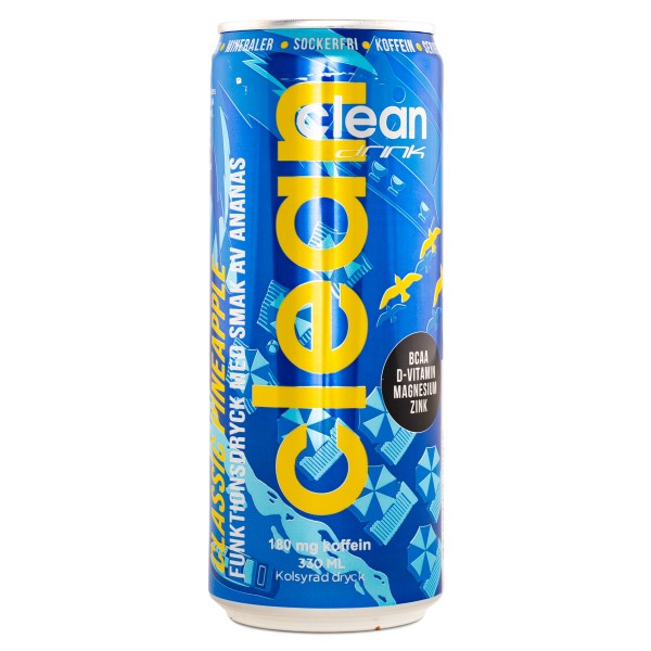 Clean Drink Pineapple, Koffein 1 st
