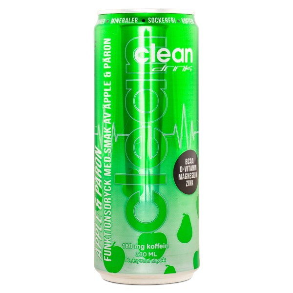Clean Drink Äpple/Päron, Koffein 1 st