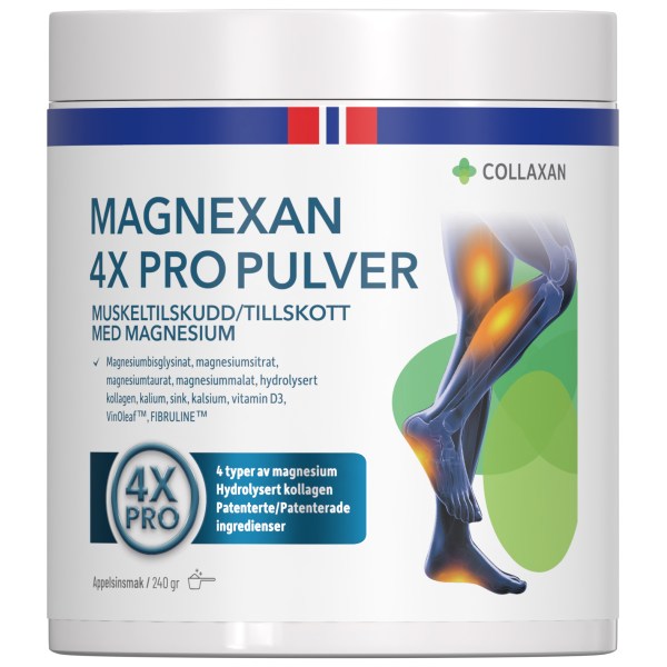 Collaxan Collaxan Magnexan 4X Pro Pulver, Apelsin, 240 g