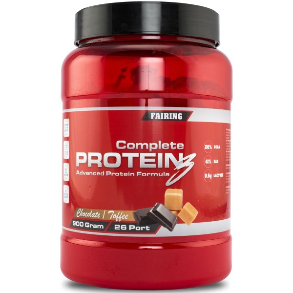 Fairing Complete Protein 3, Choklad/Toffee, 900 g