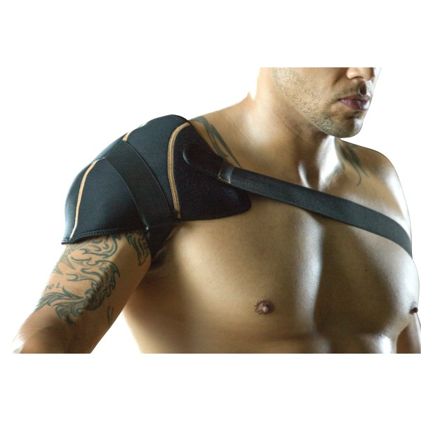 Copper Fit Rapid Relief Shoulder One Size Black