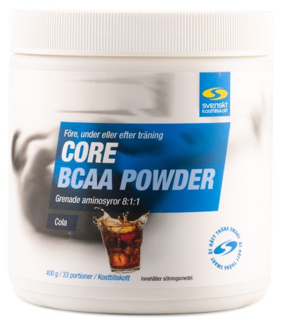 Miniatyrbild Core BCAA Powder, Cola, 400 g