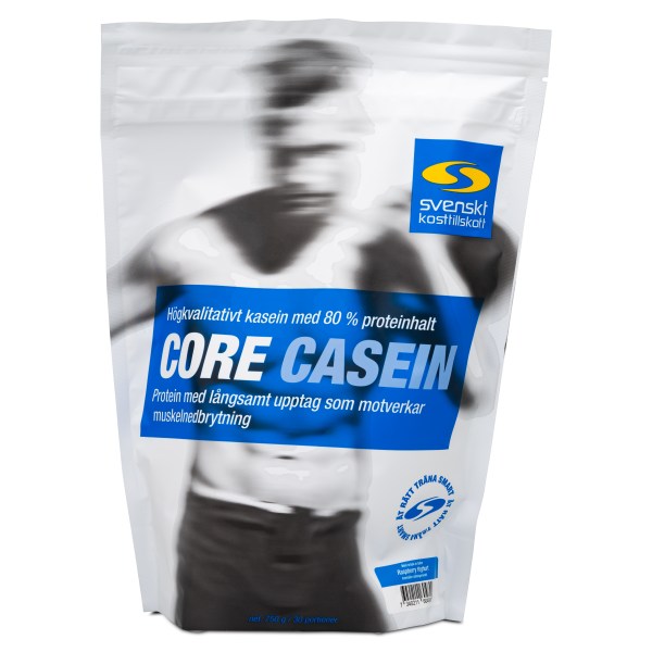 Core Casein, Raspberry Yoghurt, 750 g | Träningstillskott - Proteinpulver - Kasein | Gymkraft