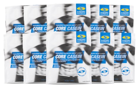 Miniatyrbild Core Casein Portionspse, Citron/Vanilj, 10-pack