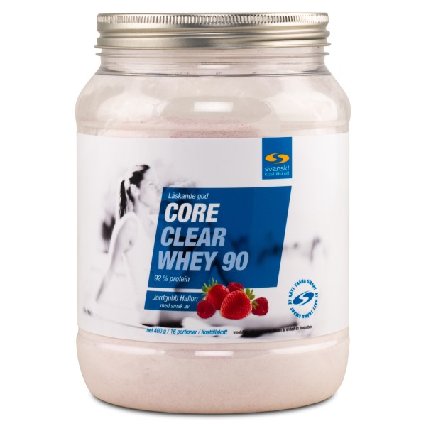 Core Clear Whey 90, Jordgubb/Hallon, 400 g