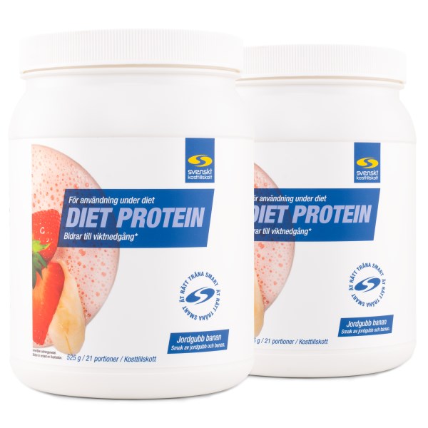 Diet Protein, Jordgubb & banan, 1050 g