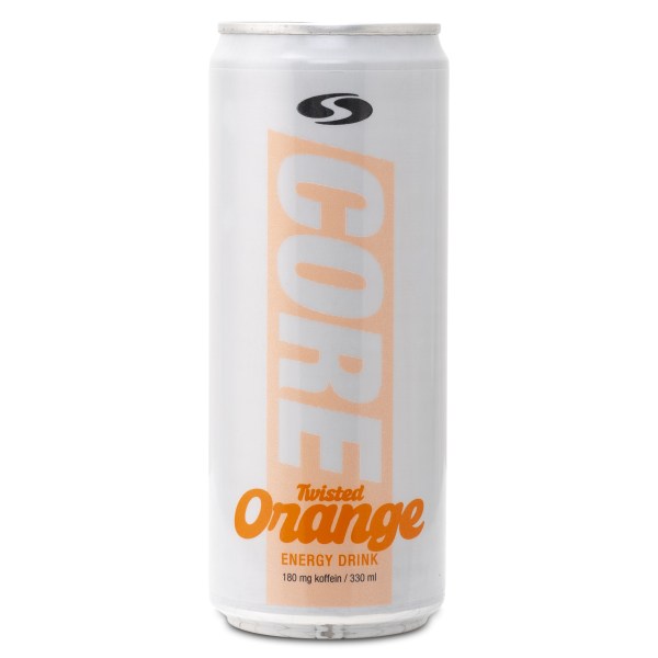 Core Energy Drink, Twisted Orange, 1 st | Träningstillskott - Under Träning - Energidryck för sport | Gymkraft